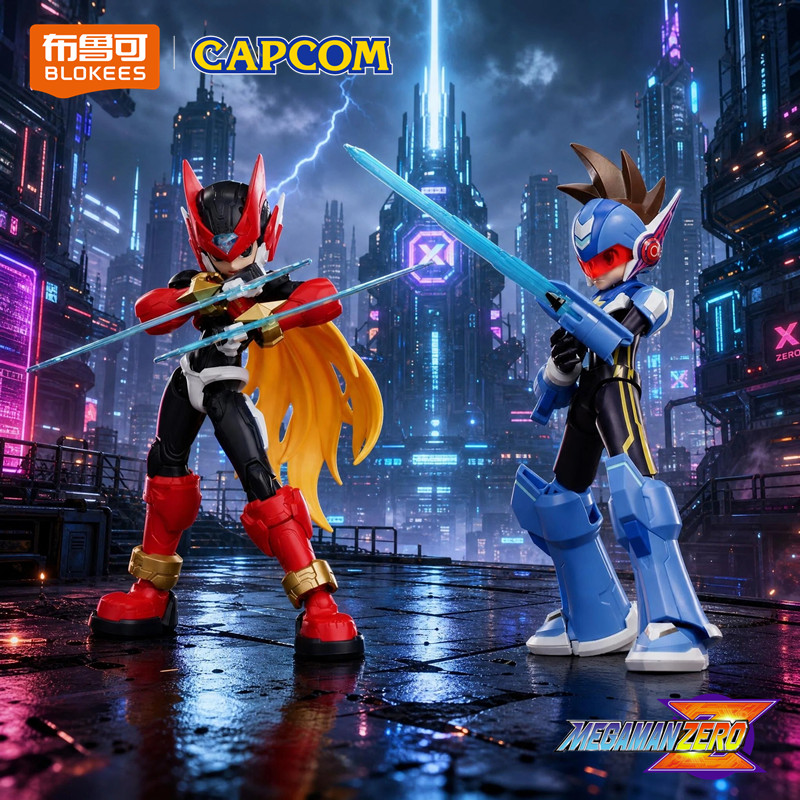 Model Kit Ultraman Zero - BLOKEE ROCKMAN Model kit 17cm/6.8Inch Shooting