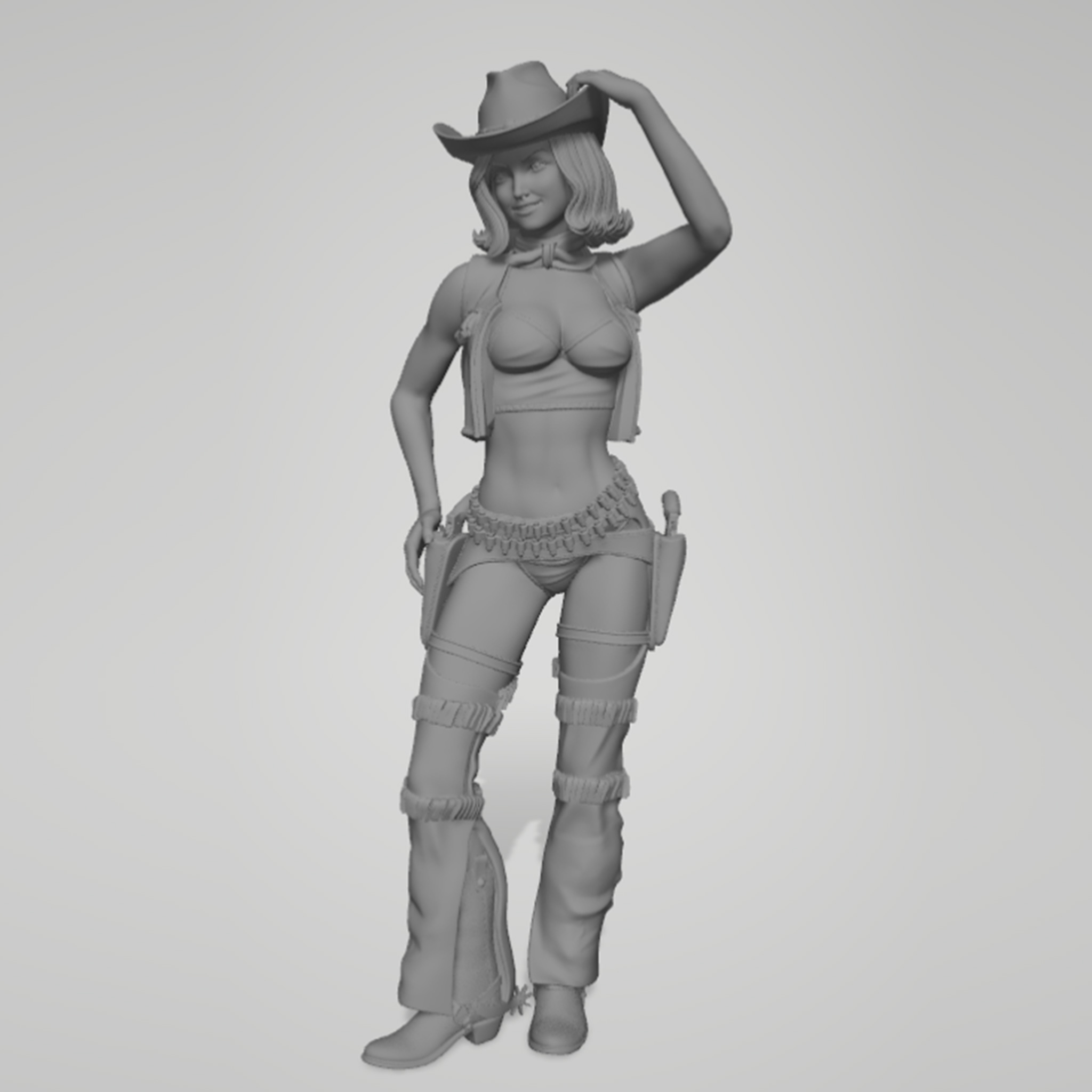 1/24 1/18 1/12 cowboy girl Una - Model Kit Anime Girl review and price