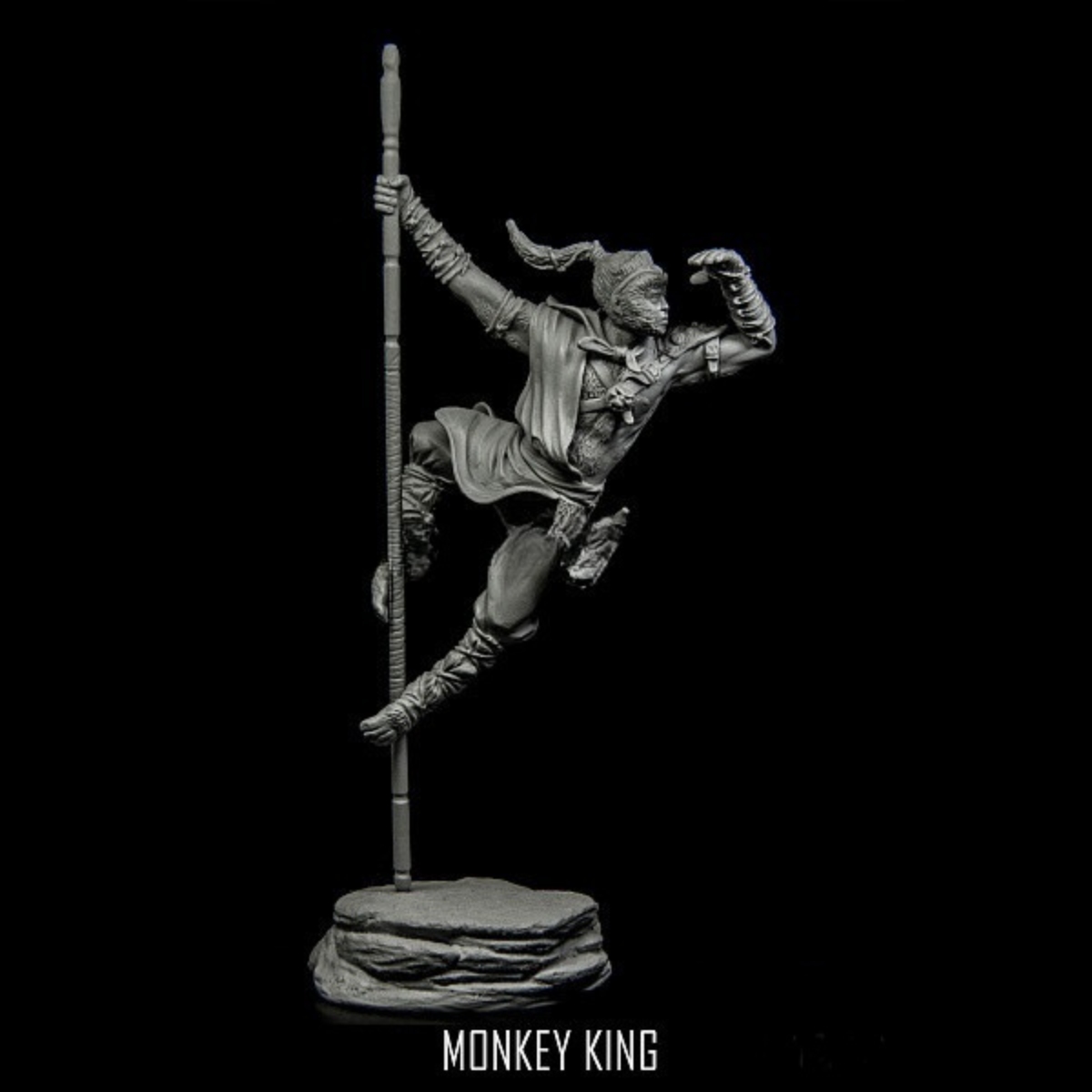 resin soldier model GK - Monke - Model Kit Wukong review and price