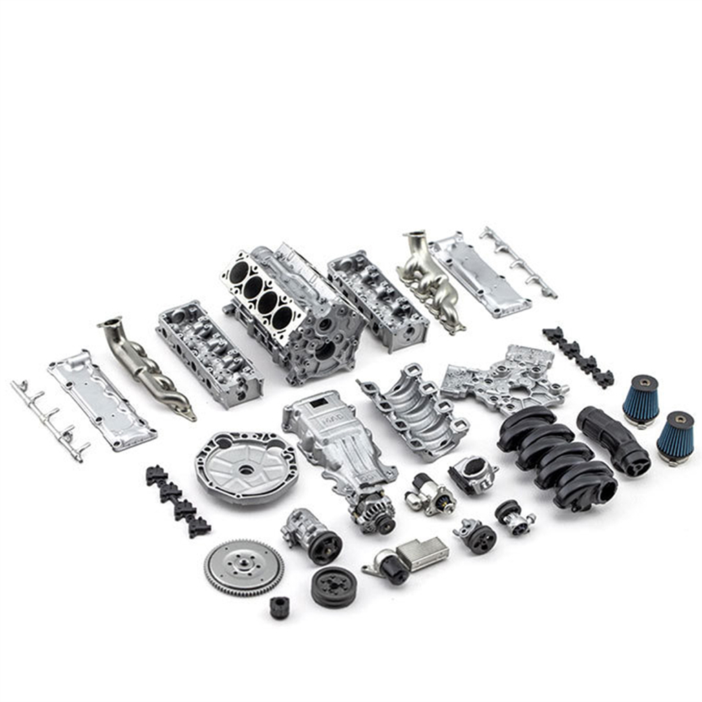 DIY MAD V8 Engine Internal Com - Model Kit Engine review and price