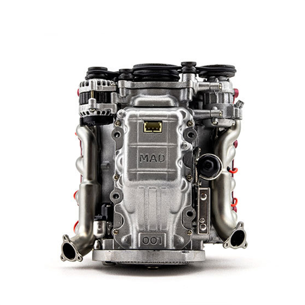 DIY MAD V8 Engine Internal Com - Model Kit Engine review and price