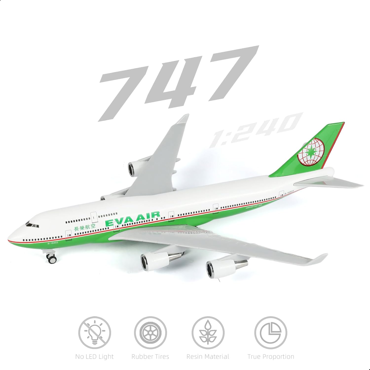 30cm EVA Air 747 Airplane Mode - Model Kit Eva review and price