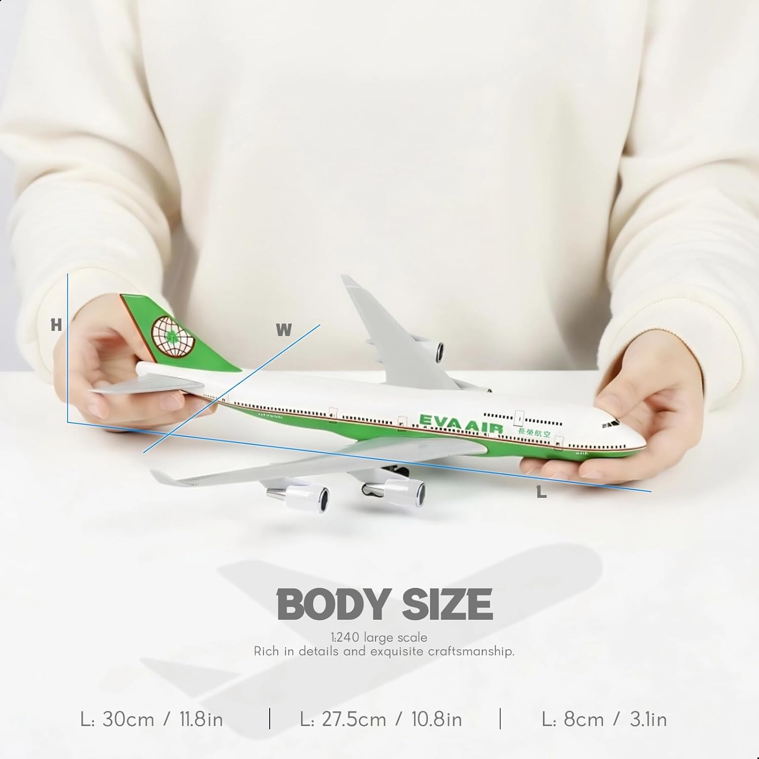 30cm EVA Air 747 Airplane Mode - Model Kit Eva review and price
