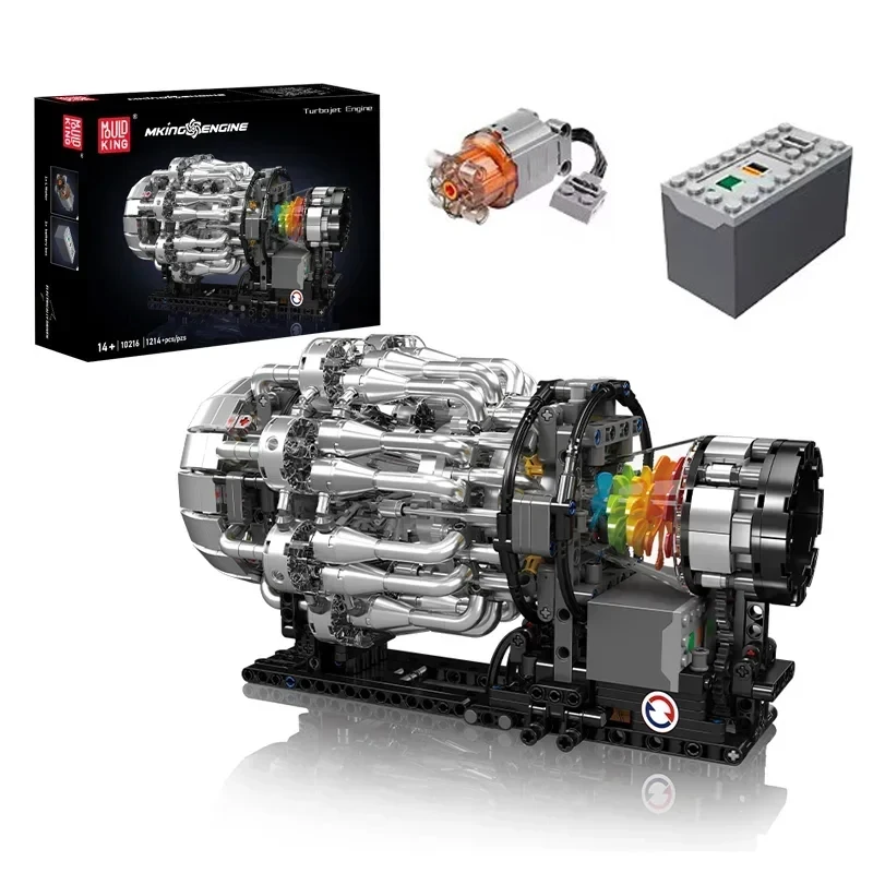 Mould King 10216 Turbojet Engi - Model Kit Engine review and price