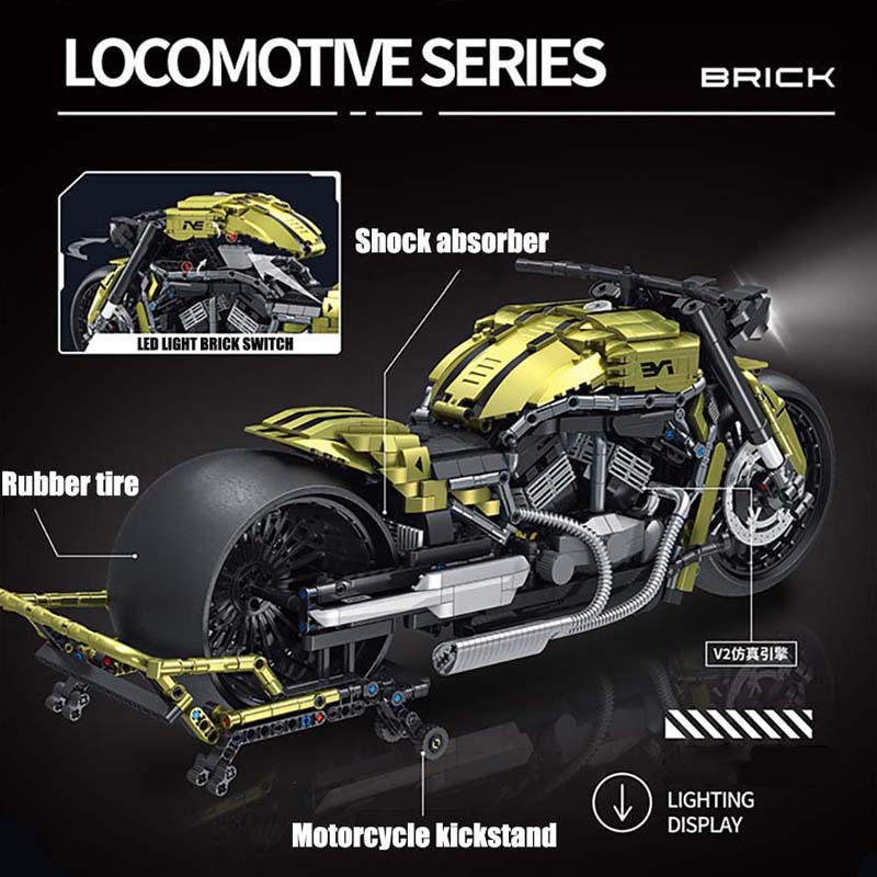 Technical City 2427pcs Harleye - Model Kit Vespa review and price