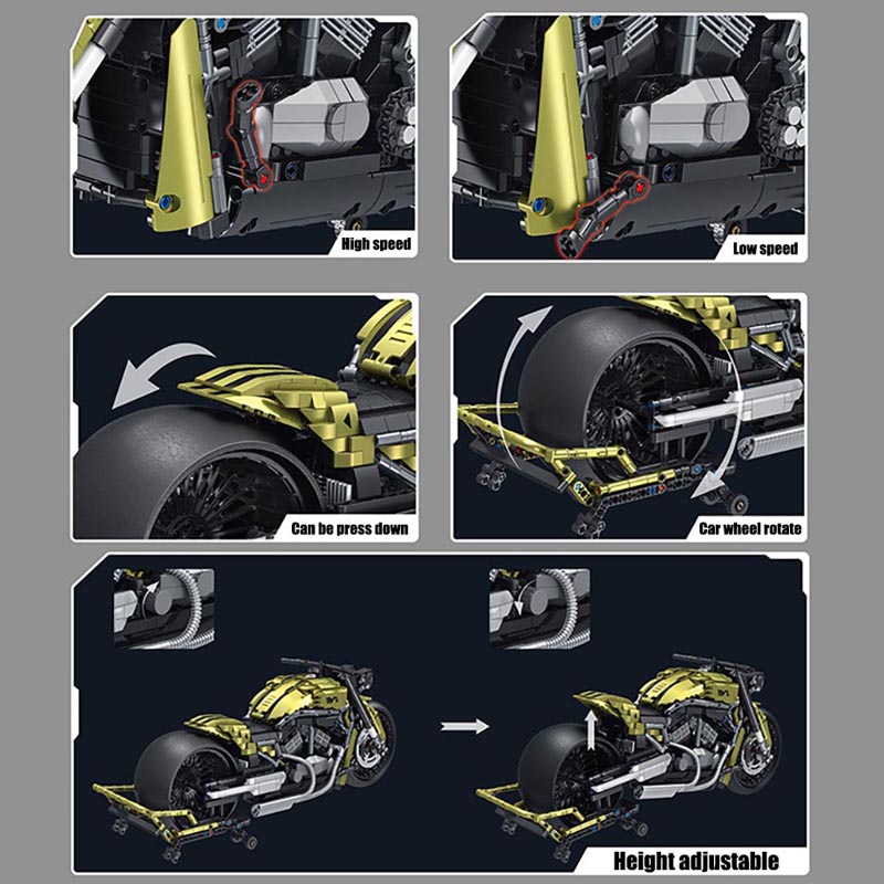 Technical City 2427pcs Harleye - Model Kit Vespa review and price