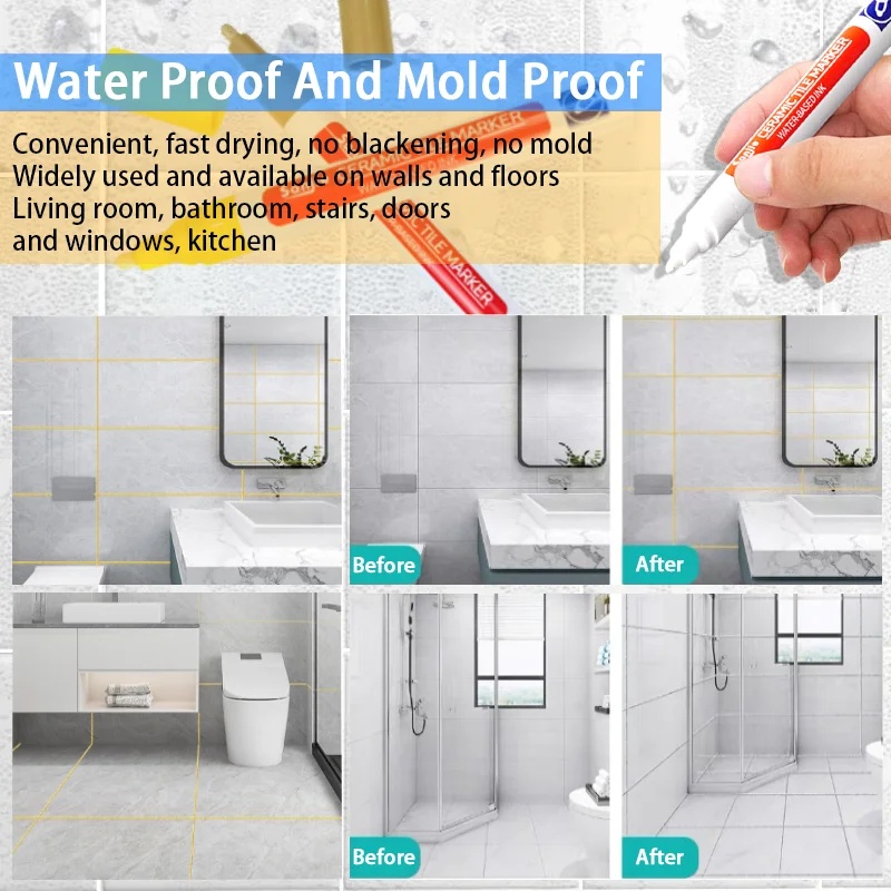 1-2 Pcs Waterproof White Marke - Paint Model Kit review and price